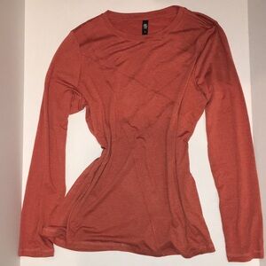 Automet Rust Orange Long Sleeve Top – Size Large